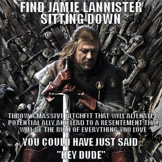 Illustration for article titled The best Game Of Thrones internet meme yet: Stupid Ned Stark
